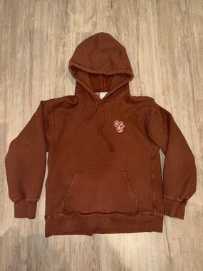 Women’s Aritzia TNA Cozy Fleece Hoodie - Brown - Size Medium